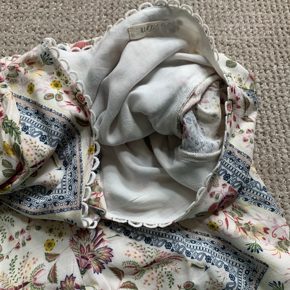 Adorable Patchwork And Lace Romper - image 6